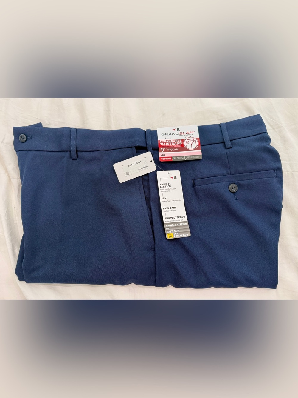 Grand Slam Navy Performance Golf shorts